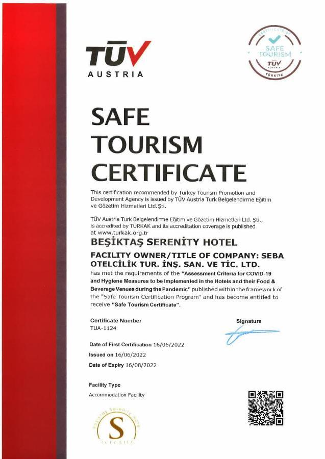Besiktas Serenity Hotel Istanbul Eksteriør billede